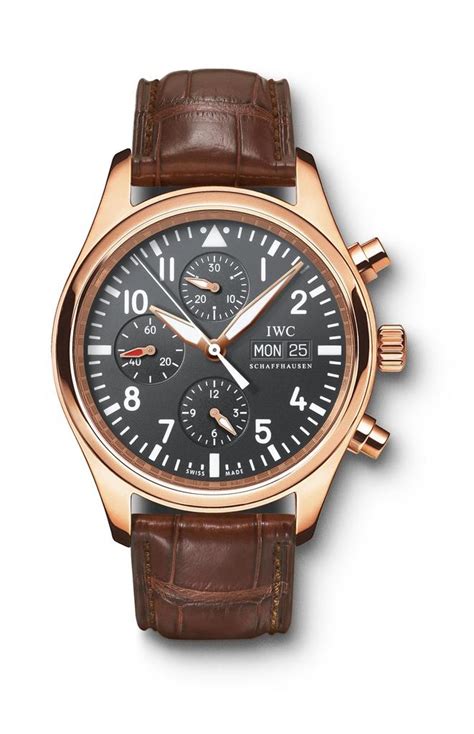 iwc pilot 3717|IWC Pilot's Watch Chronograph Gold • IW3717.